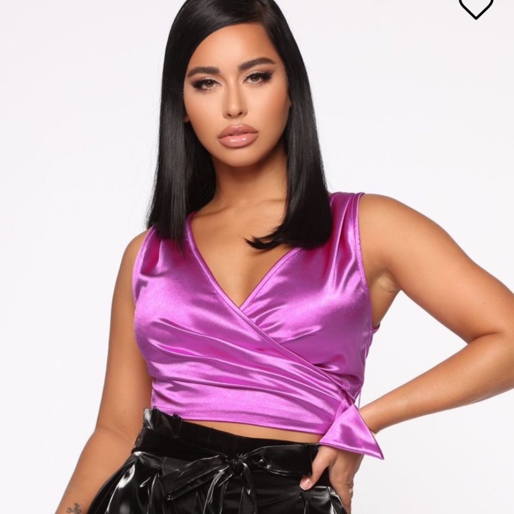 Satin top